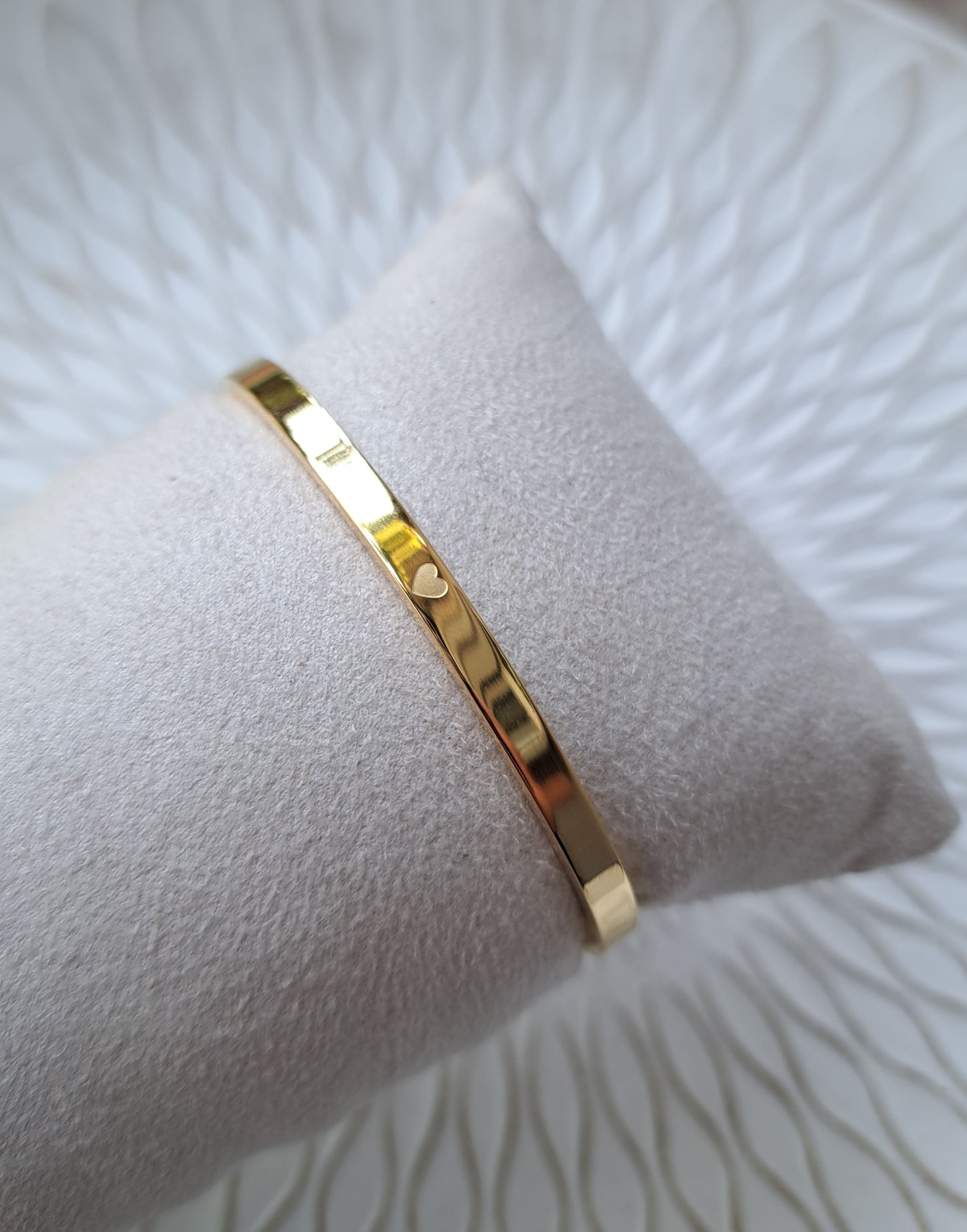 Armreif - gold - Herz