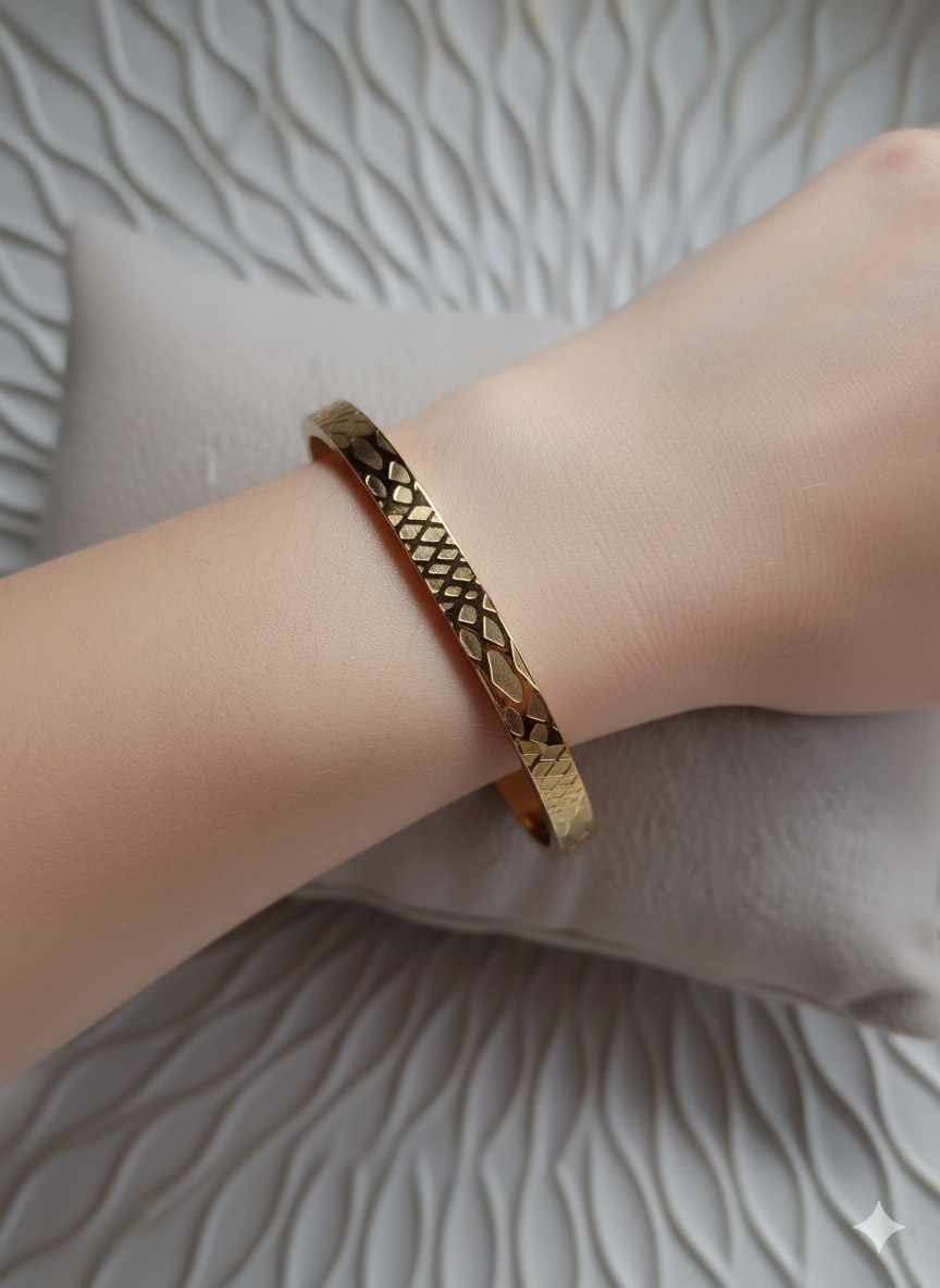 Armreif - gold - Schlange