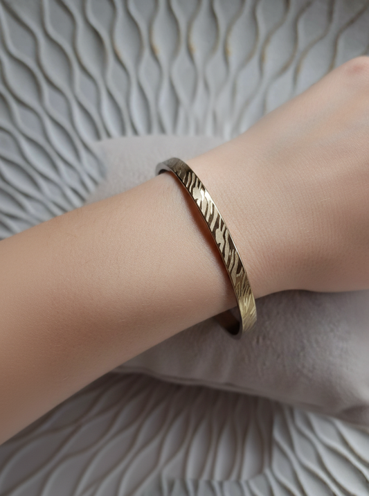 Armreif - gold - Zebra