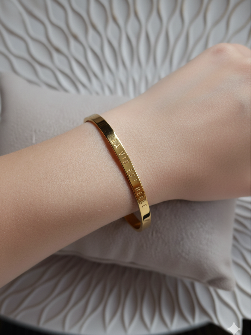 Armreif - gold - La Vie