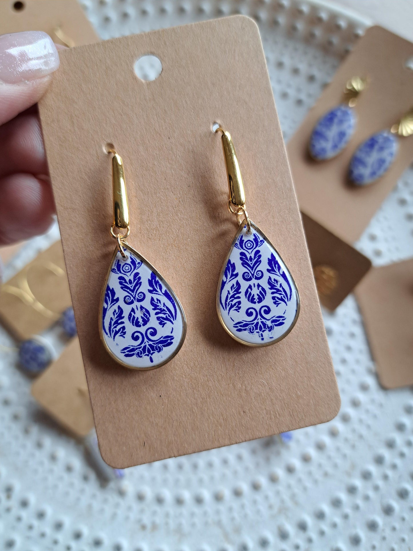 Ohrringe - Hänger - gold