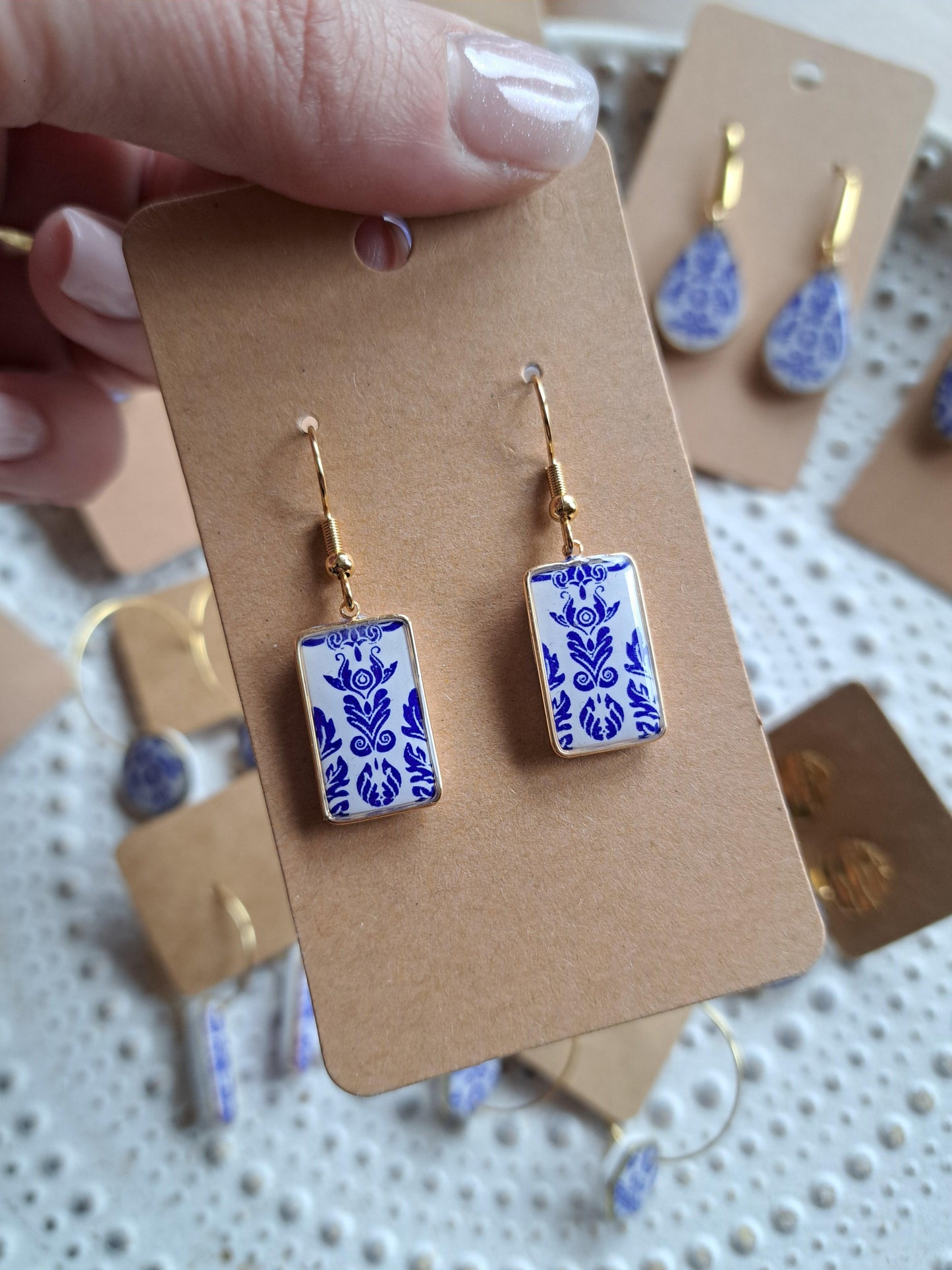 Ohrringe - Hänger - gold