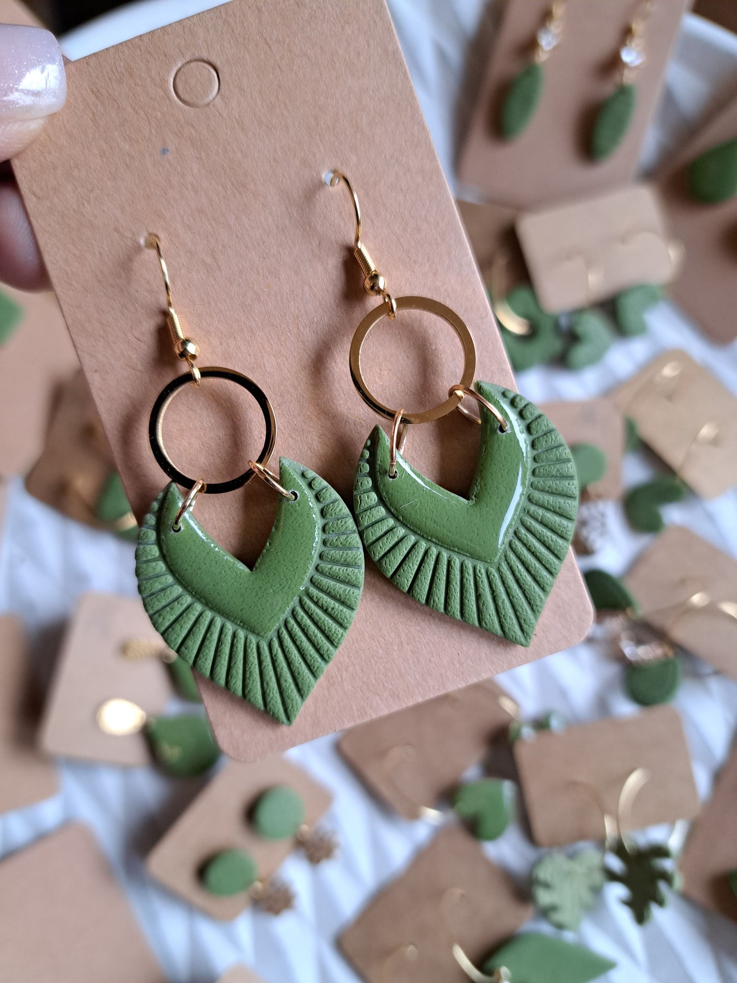 Ohrringe - Hänger - gold