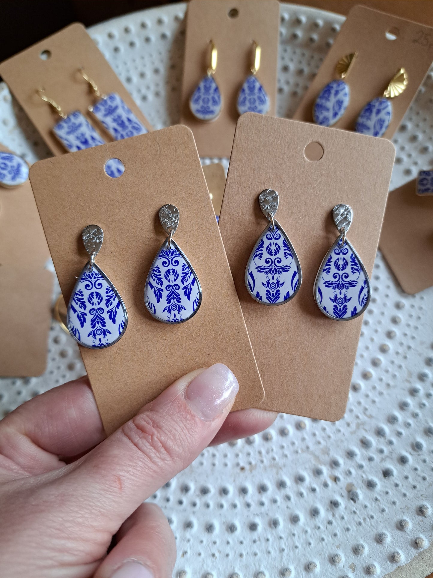 Ohrringe - Hänger - silber