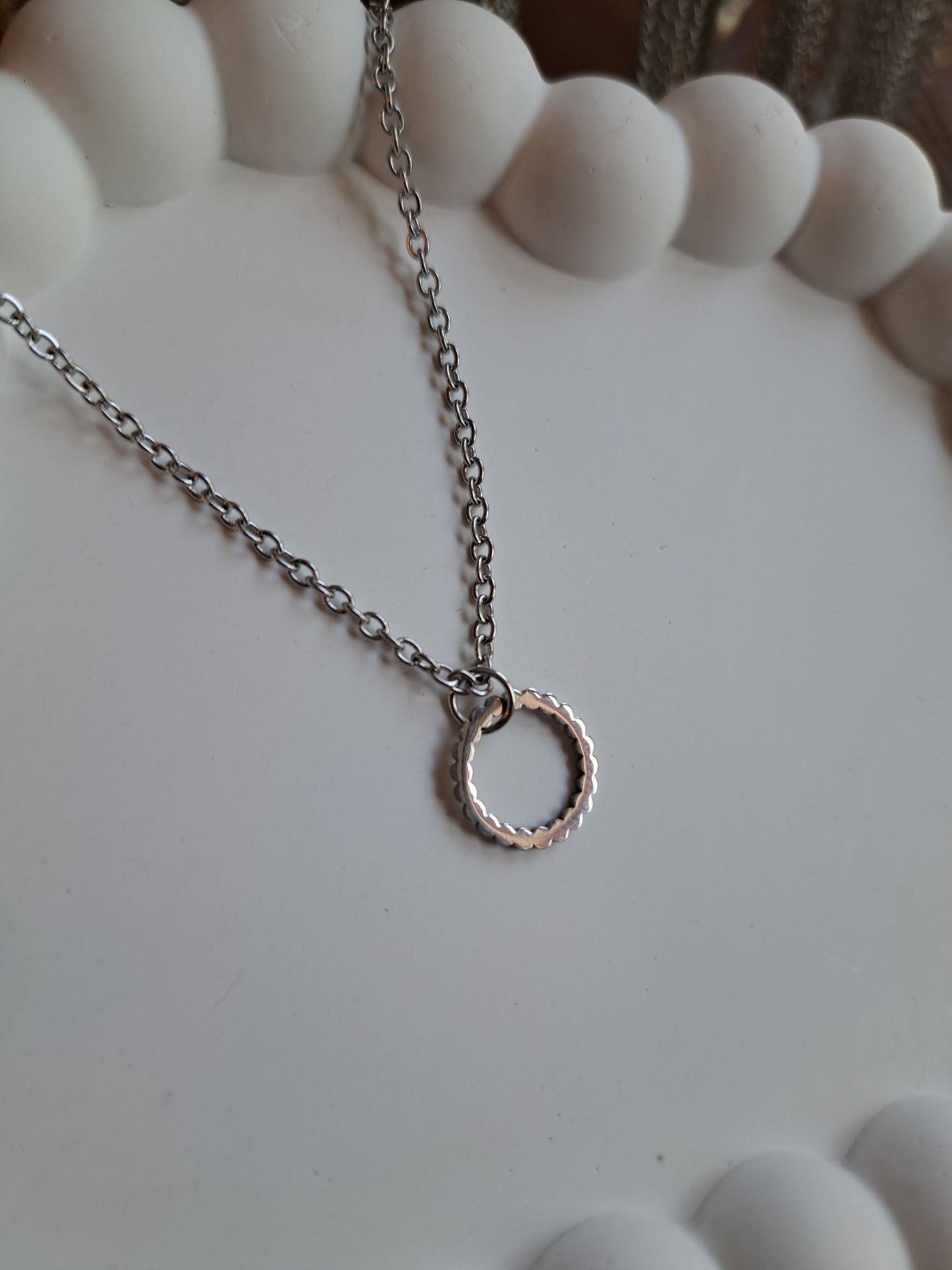 Kette - 48cm - silber