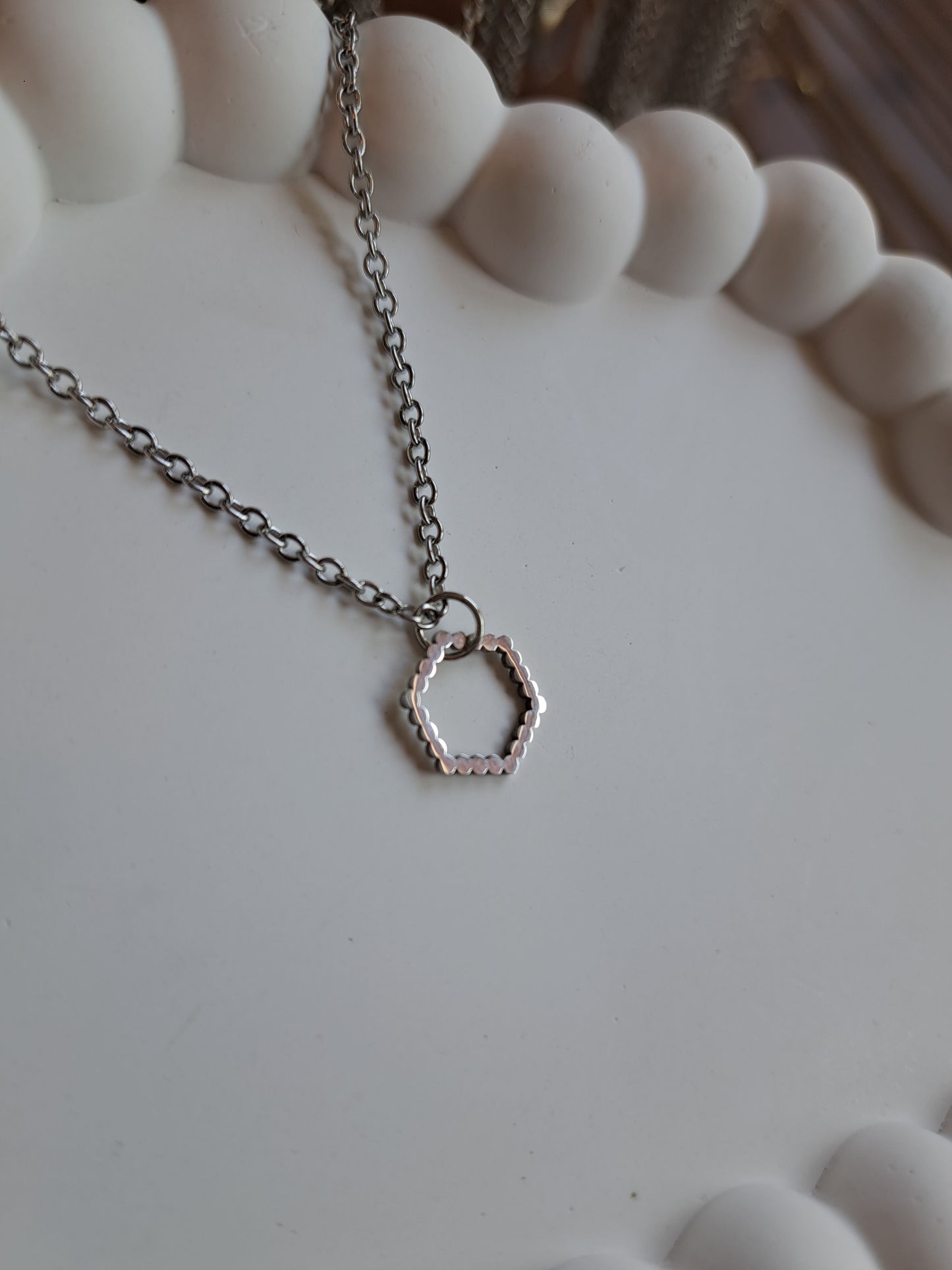 Kette - 48cm - silber