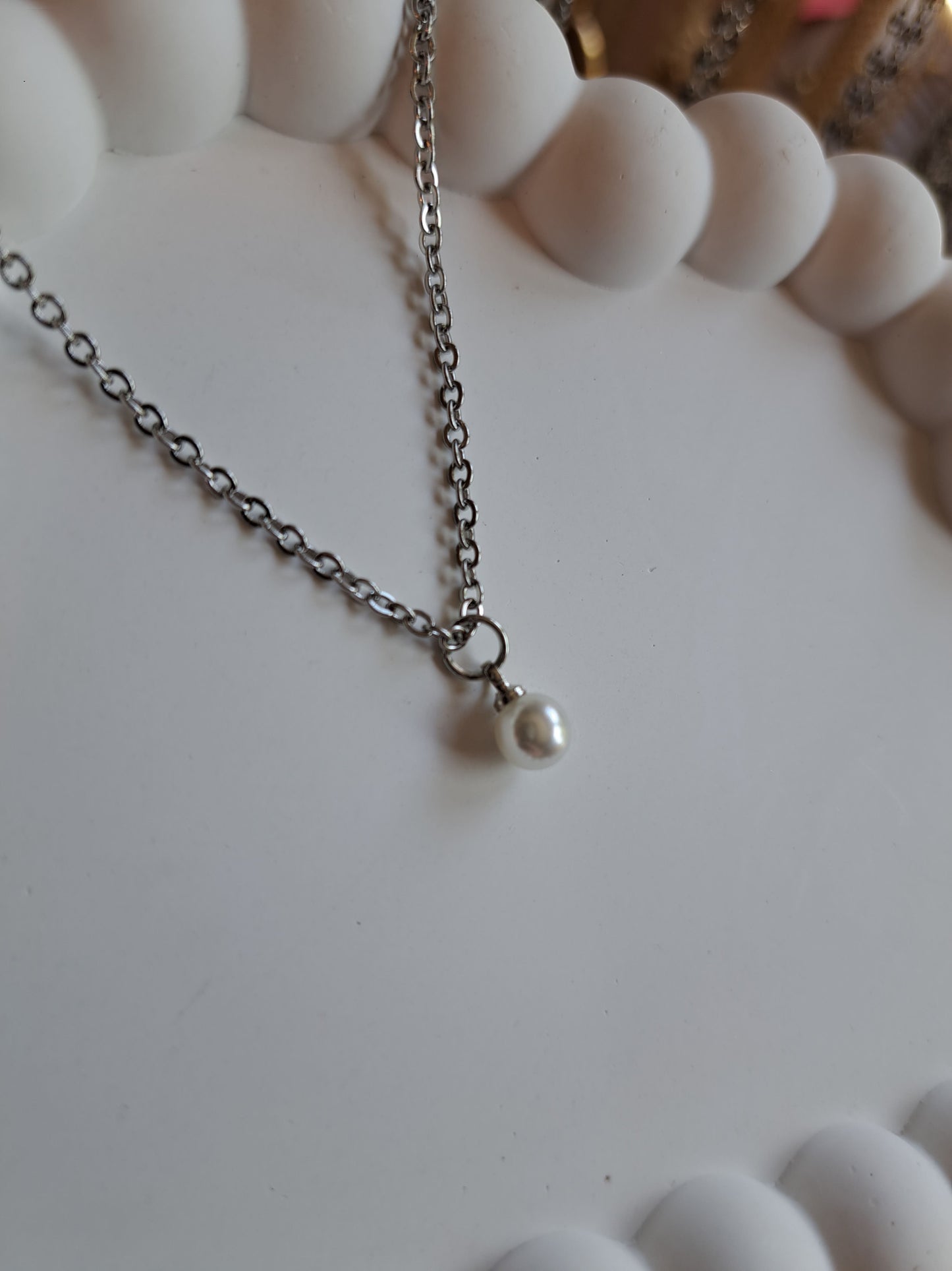 Kette - 55cm - silber