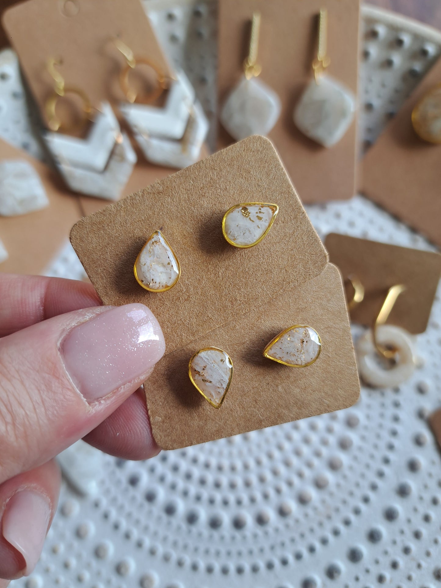 Ohrringe - Stecker - gold