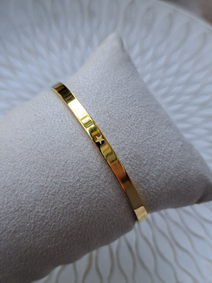 Armreif - gold - Stern
