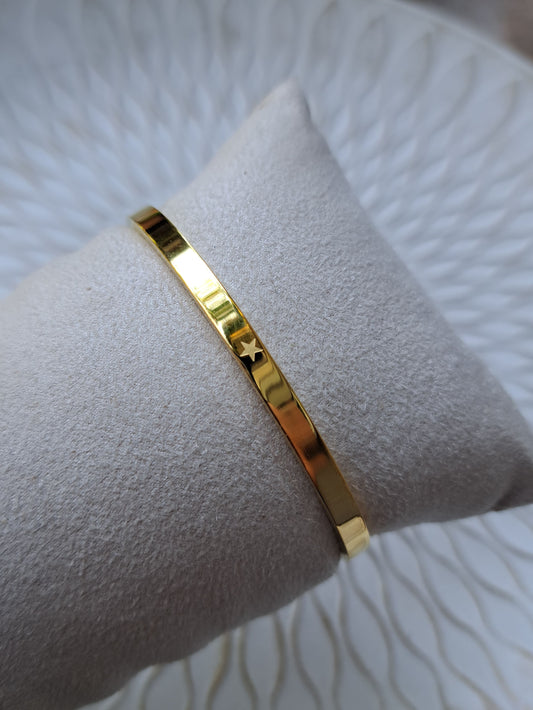 Armreif - gold - Stern