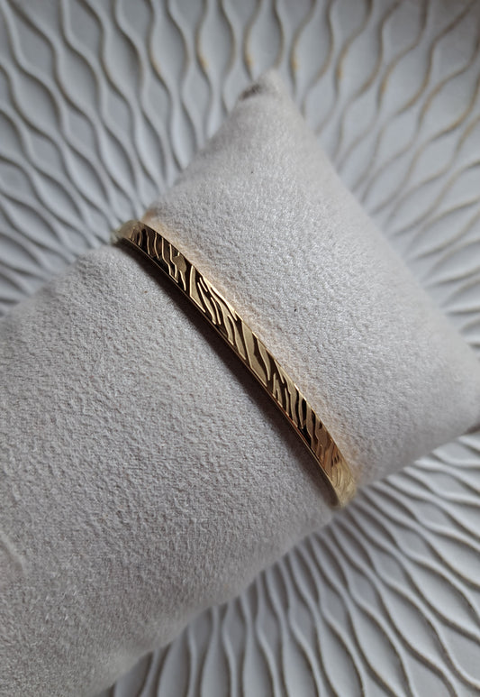 Armreif - gold - Zebra