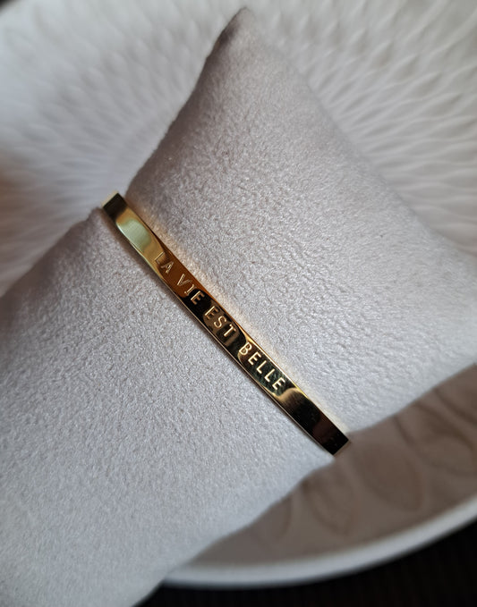 Armreif - gold - La Vie