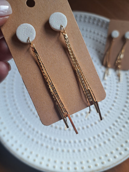 Ohrringe - Hänger - gold