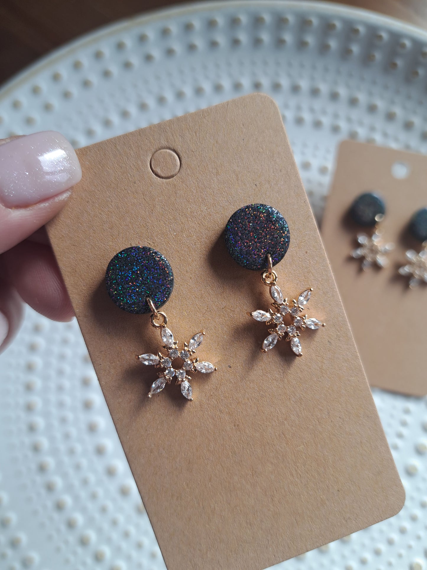 Ohrringe - Hänger - gold - Zirkonia