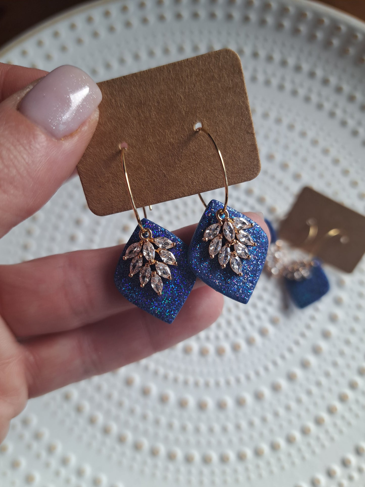 Ohrringe - Hänger - gold - Zirkonia