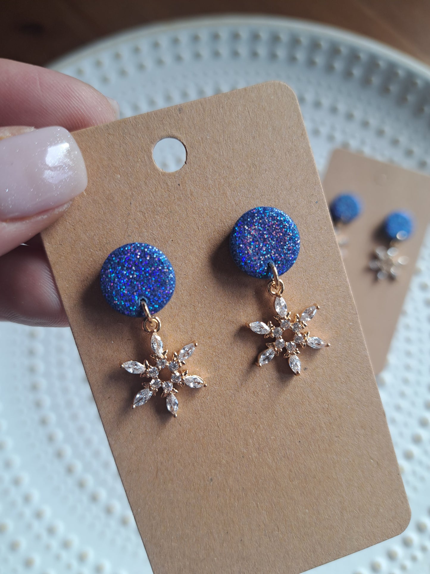 Ohrringe - Hänger - gold - Zirkonia