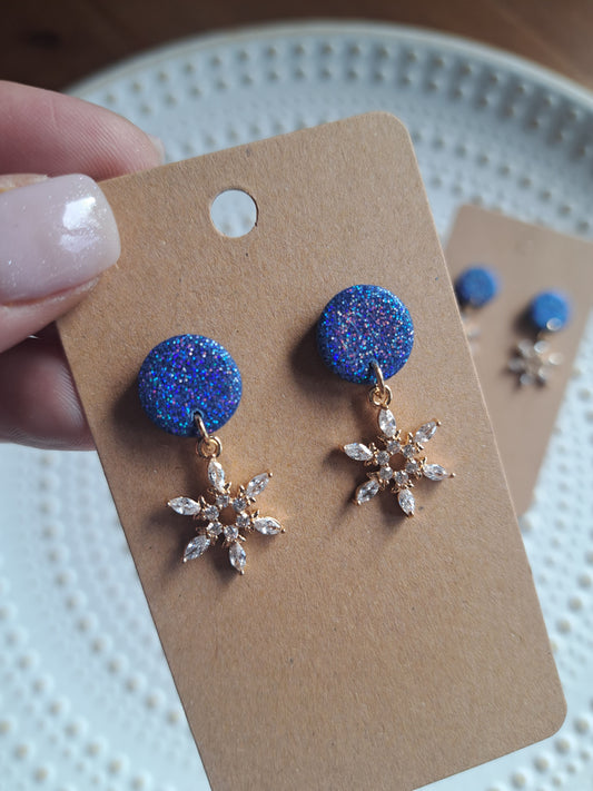 Ohrringe - Hänger - gold - Zirkonia