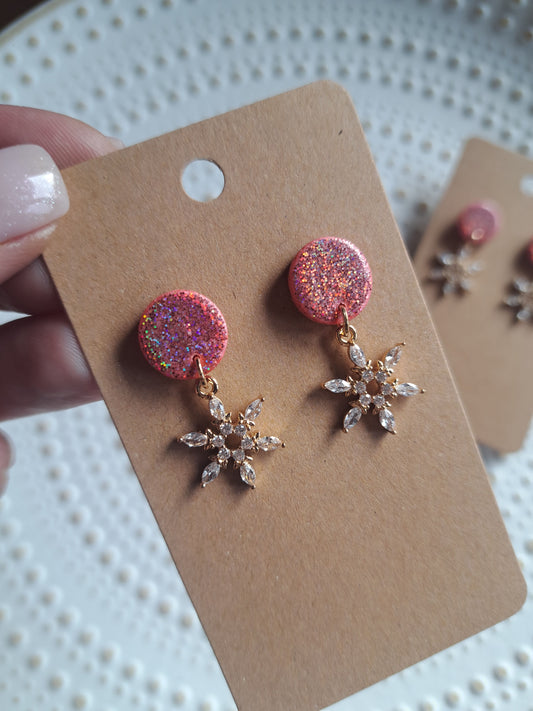 Ohrringe - Hänger - gold - Zirkonia