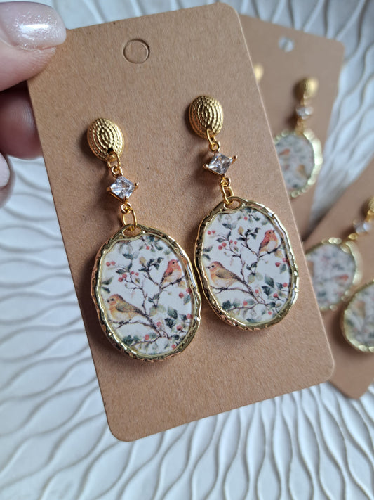 Ohrringe - Hänger - gold