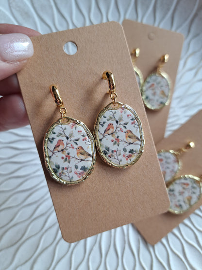 Ohrringe - Hänger - gold