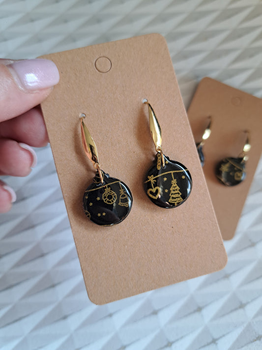 Ohrringe - Hänger - gold