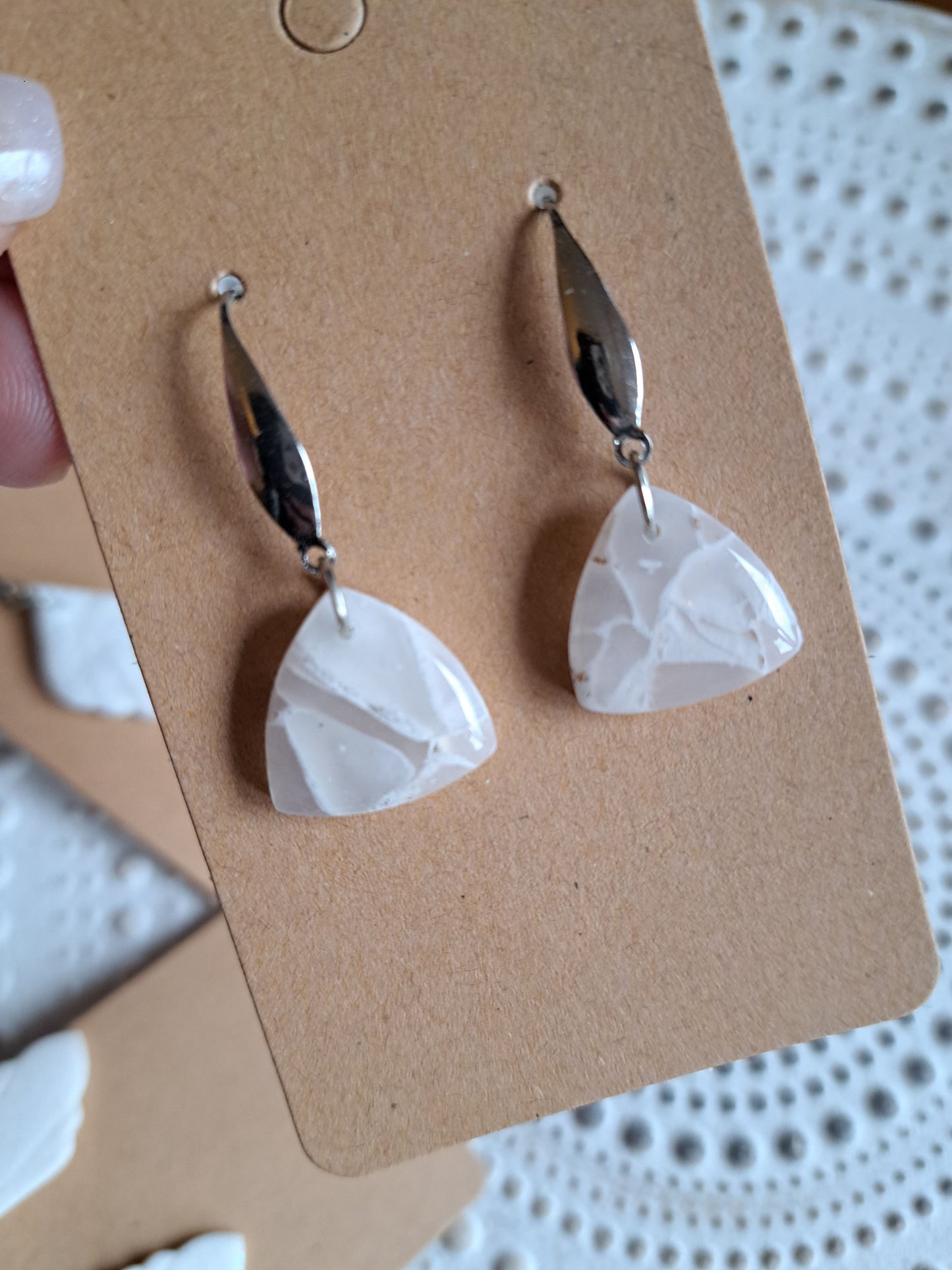 Ohrringe - Hänger - silber