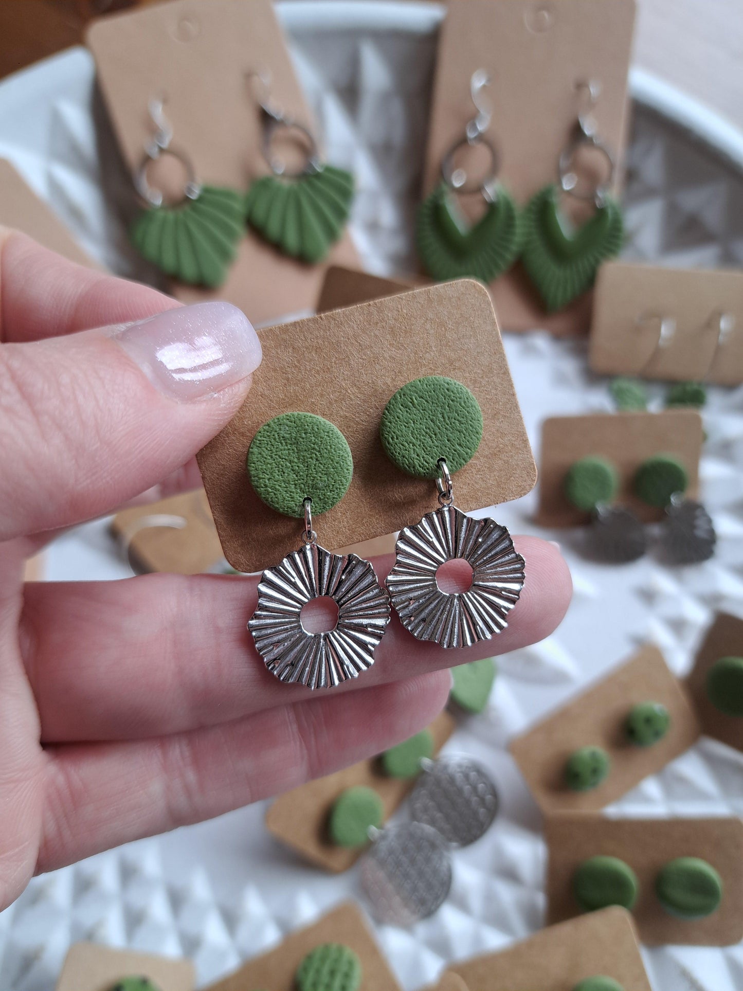 Ohrringe - Hänger - silber