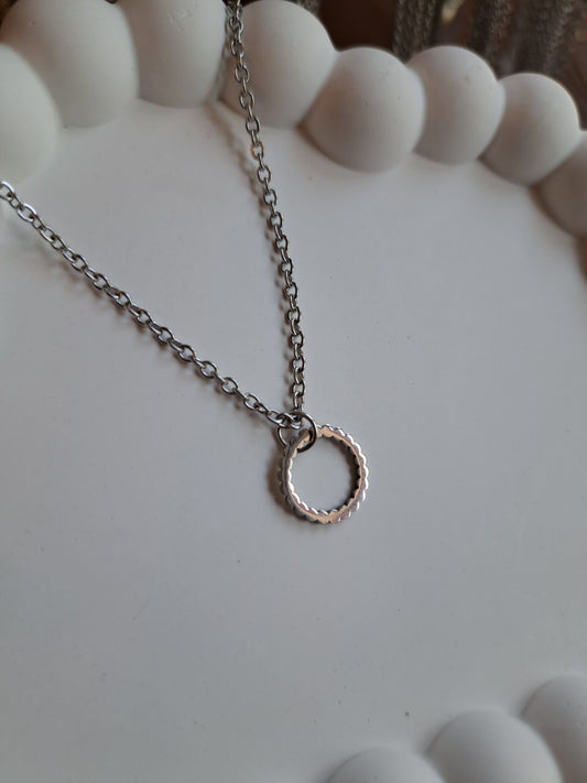 Kette - 48cm - silber