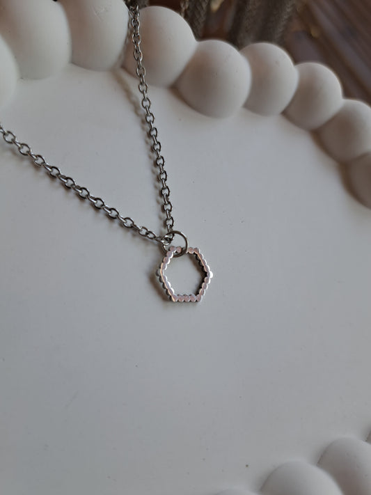 Kette - 48cm - silber