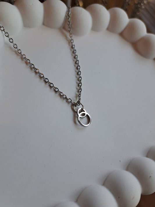 Kette - 48cm - silber