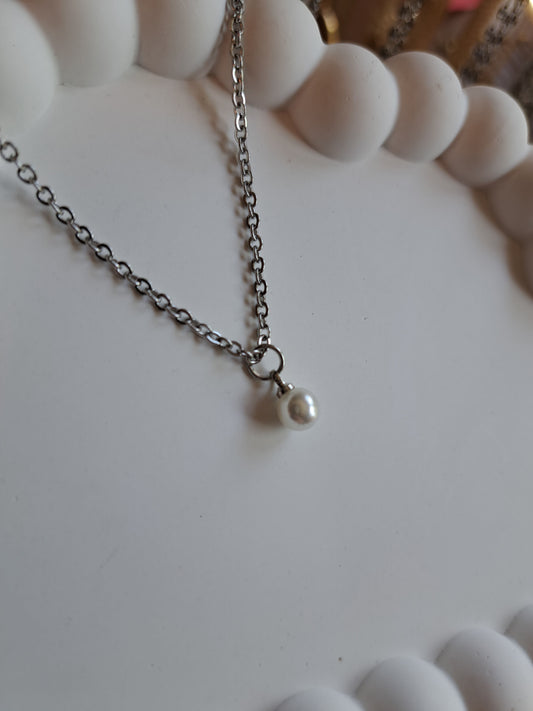 Kette - 55cm - silber