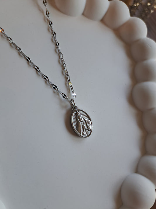Kette - 50cm - silber