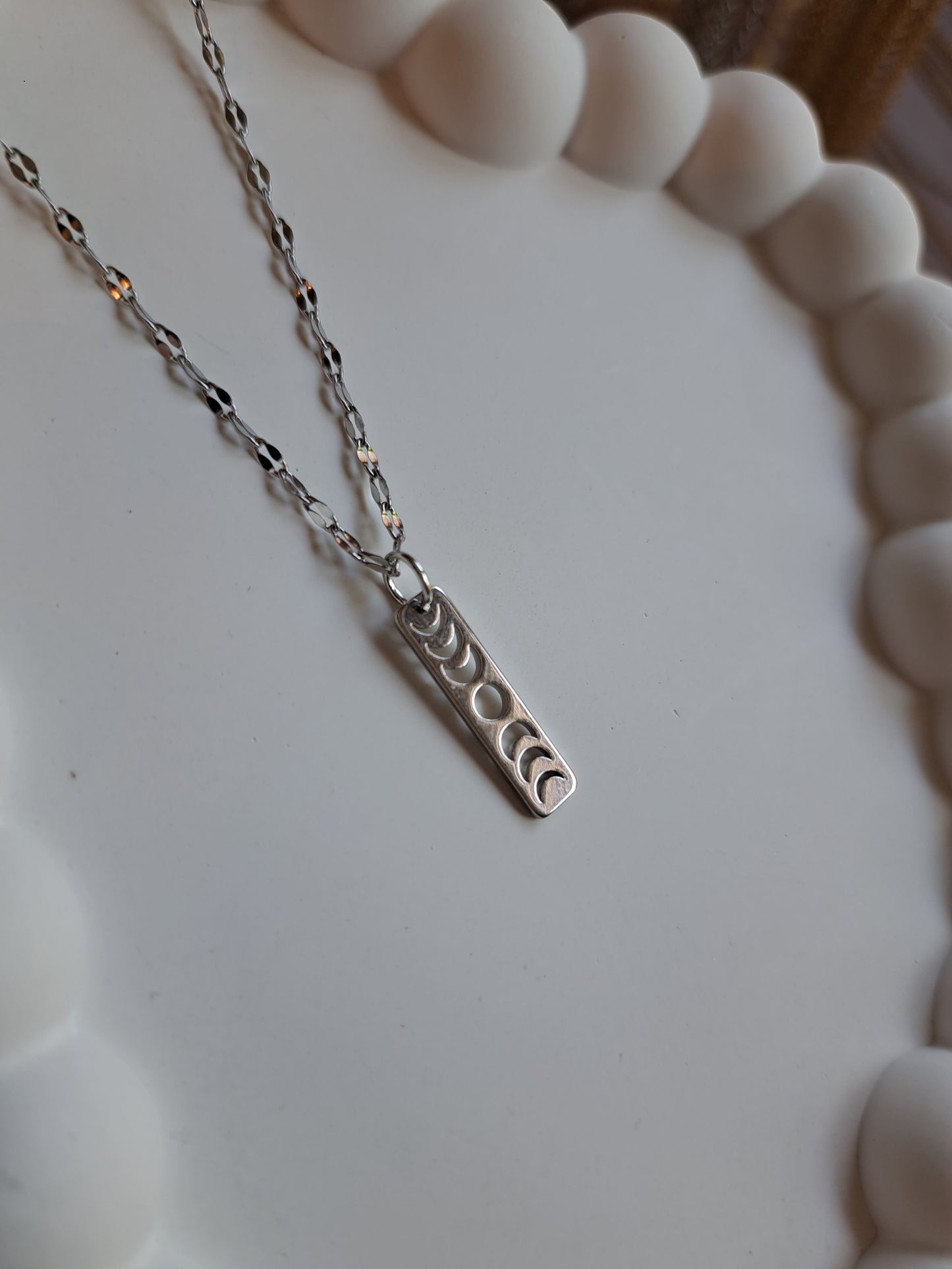 Kette - 50cm - silber