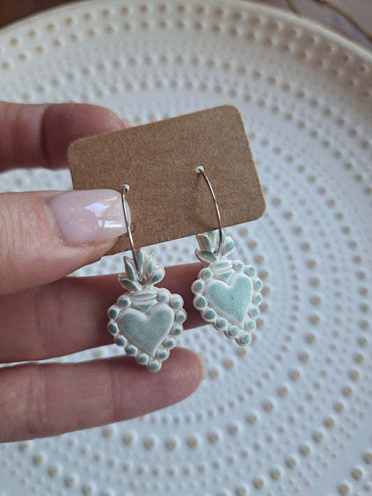 Ohrringe - Hänger - silber