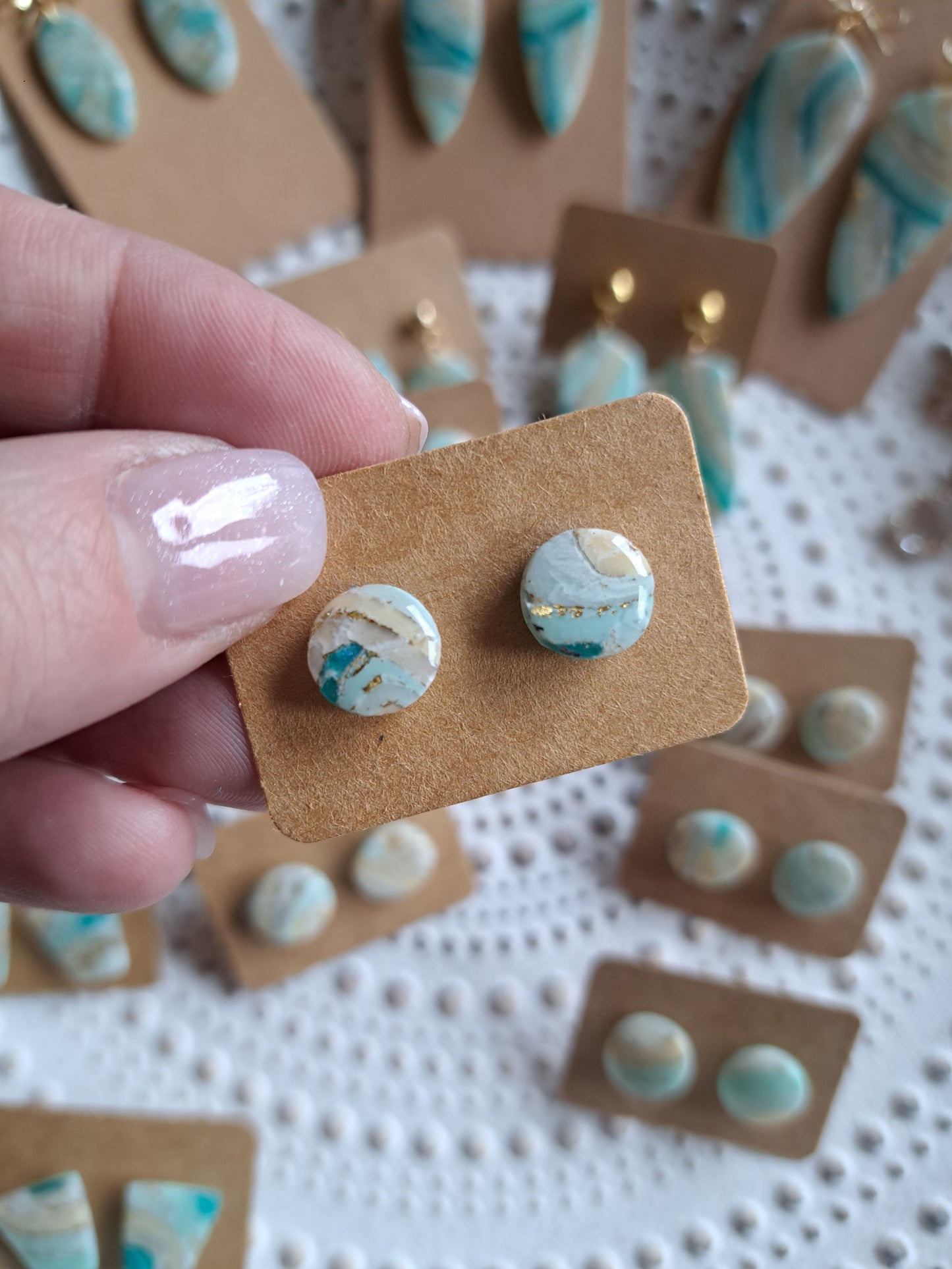 Ohrringe - Stecker - gold